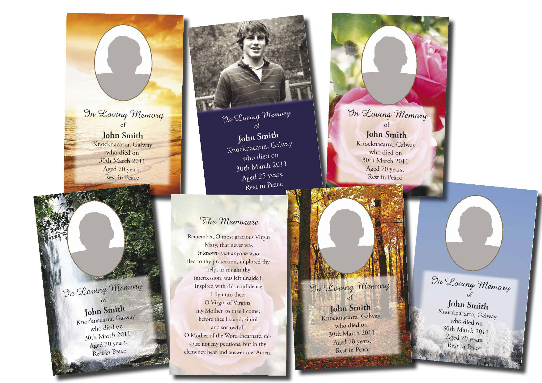 Memorial Mini Cards - Jaycee