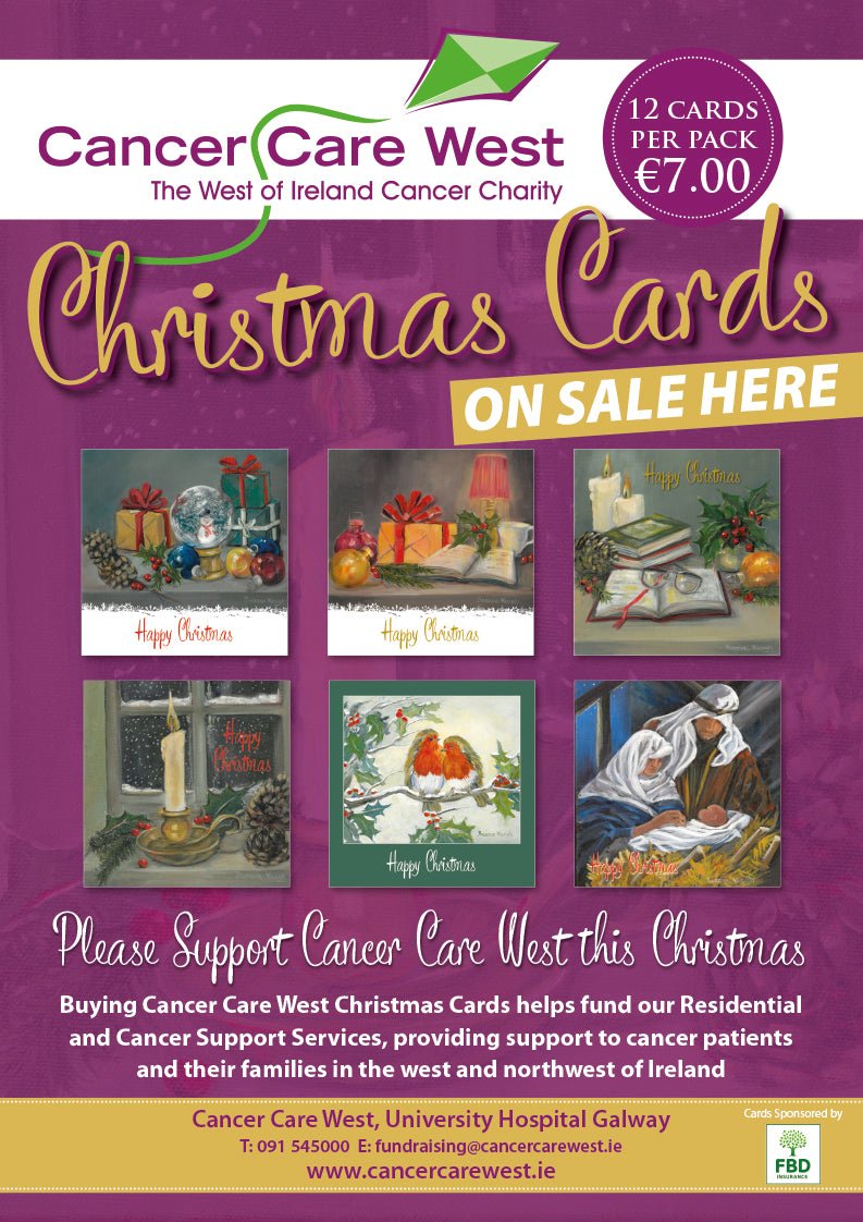 Cancer Care West 2024 Christmas Cards - pack of 12 - Jaycee