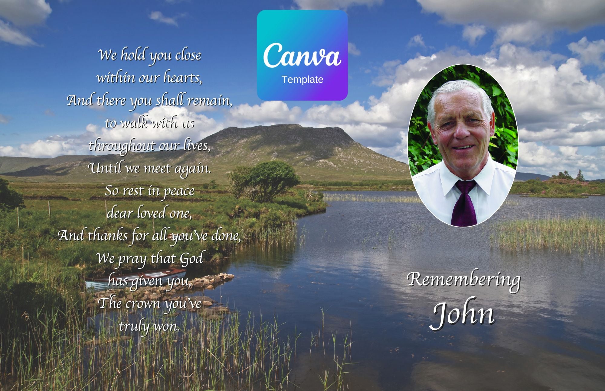 Memorial Card 1151 Personalised