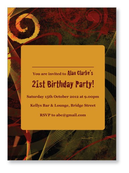 20s to 30s Party Invite 5224 - Jaycee