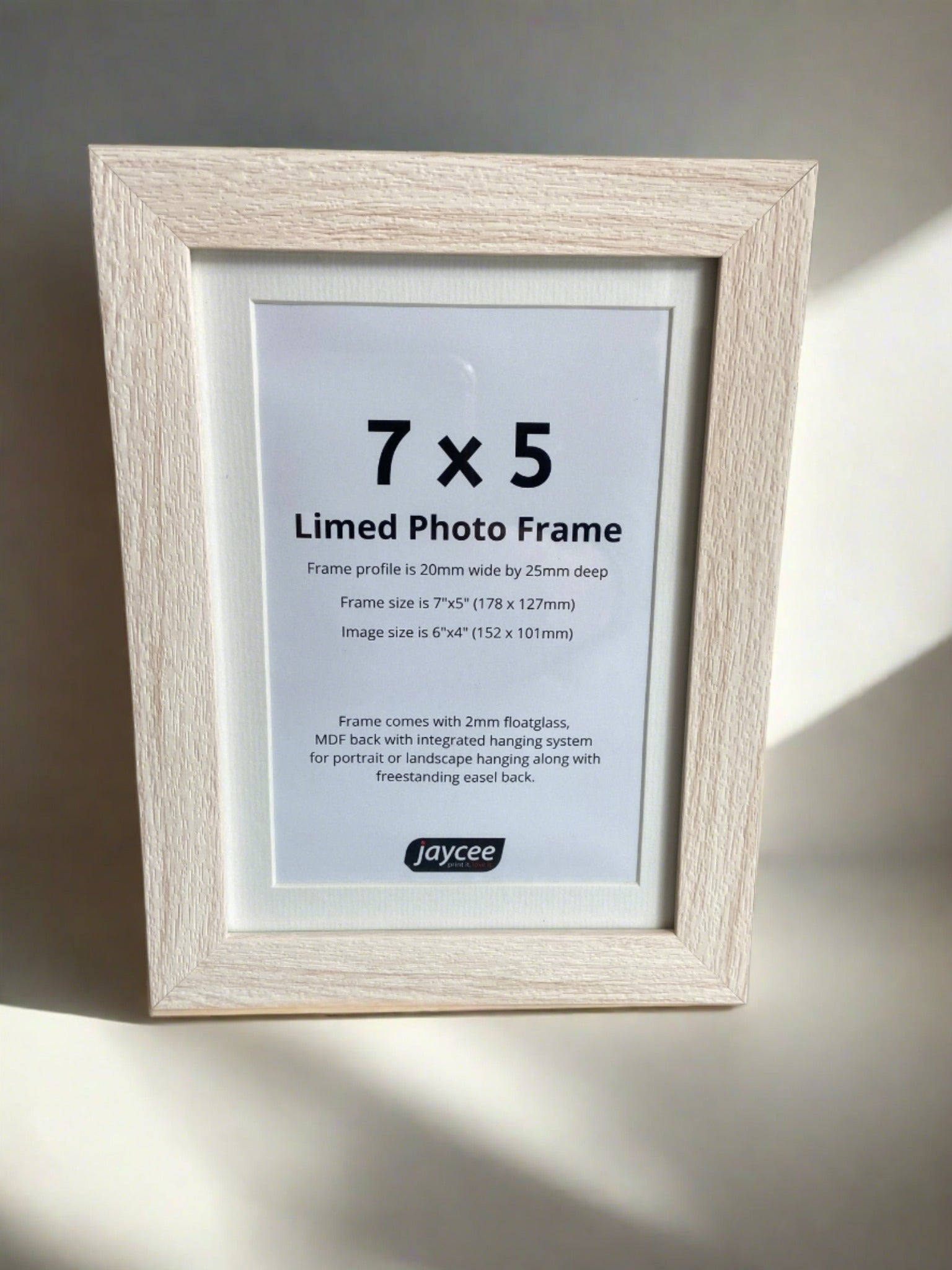 Magnificent Photo Frames - 7x5 Limed Photo Frame - Jaycee