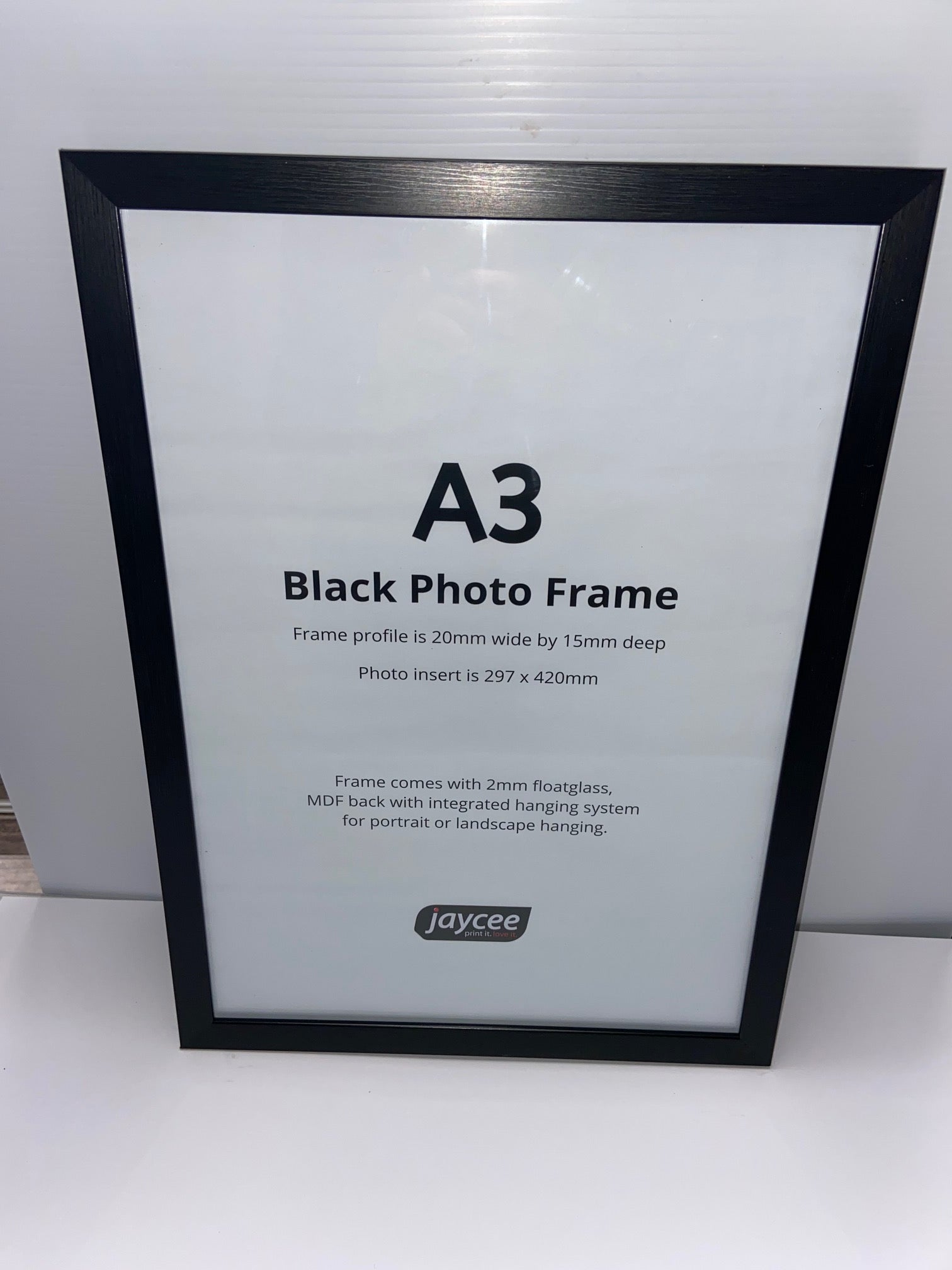 Best Quality Photo Frames Galway - A2 Black Photo Frame - Jaycee