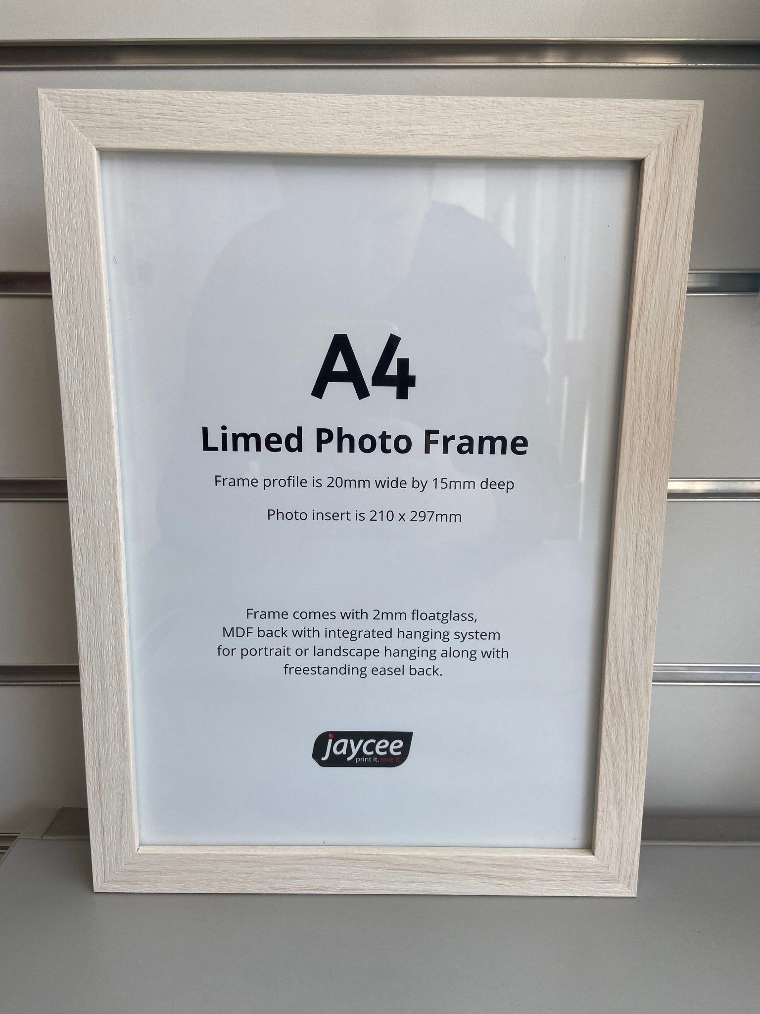 A4 Limed Photo Frame - Jaycee