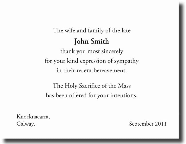 Acknowledgment Card Folded 1451 - Jaycee