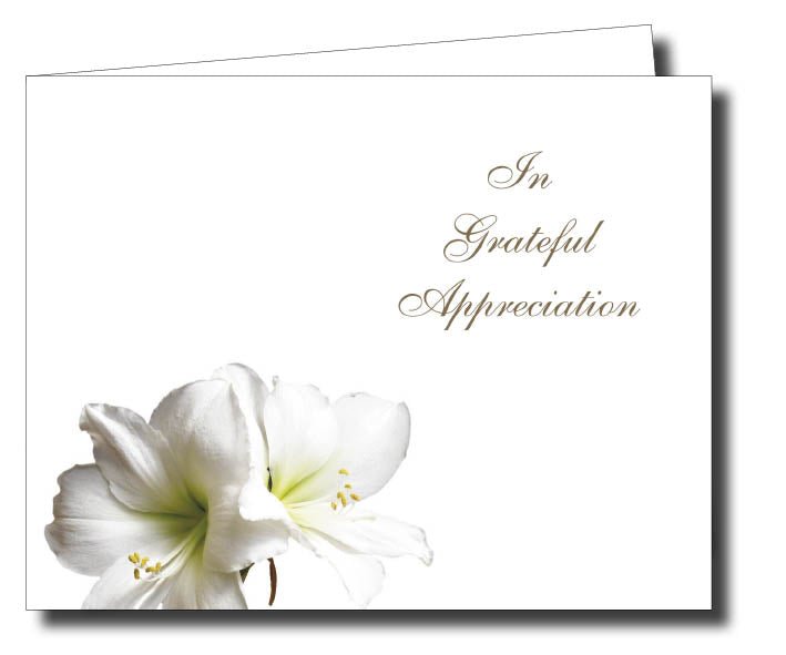 Acknowledgment Card Folded 1453 - Jaycee