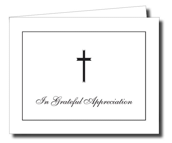 Acknowledgment Card Folded 1461 - Jaycee