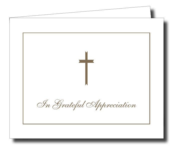 Acknowledgment Card Folded 1462 - Jaycee