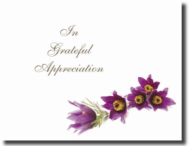 Acknowledgment Card Single 1404 - Jaycee