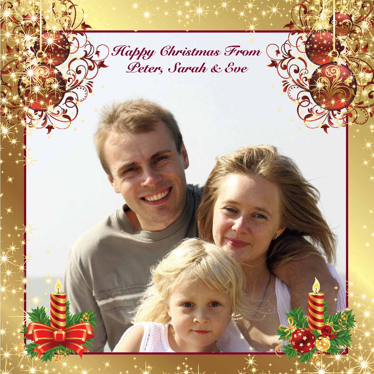 Christmas Card SQ023 photo - Jaycee